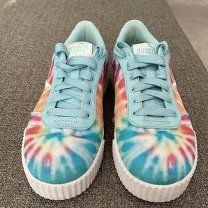 Girl’s Puma Tie dye canvas shoes